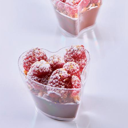 Accesorii Tort, Candy Bar, Bufet - Pahare Love 100 ml, 7.3 x 6.4 x H 5.2 cm, Set 100 Buc