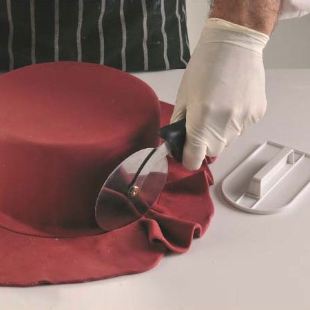 Paleta Finisare Suprafete Tort, Capat Rotunjit, 14.8 x 8.2 cm [2]