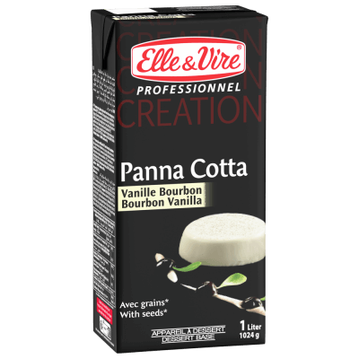 Bacanie - Panna Cotta, Baza desert Profesionala, Semipreparat 1L, Elle & Vire