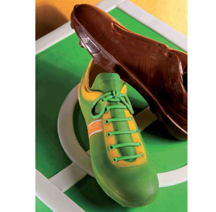 Matrite Decoruri, Figurine 3D Ciocolata - Pantof Fotbal 3D - Matrita Plastic fixare Cleme