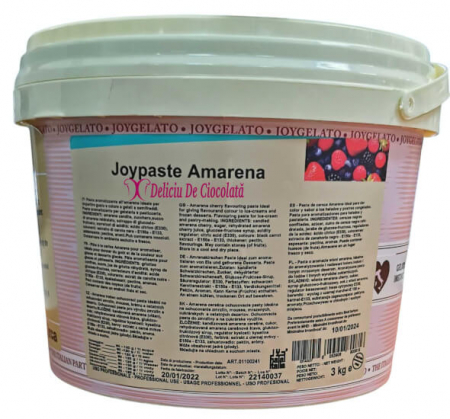 Paste Concentrate Aromatizante - Pasta Aromatizanta CIRESE AMARENA, Joypaste Amarena 3Kg