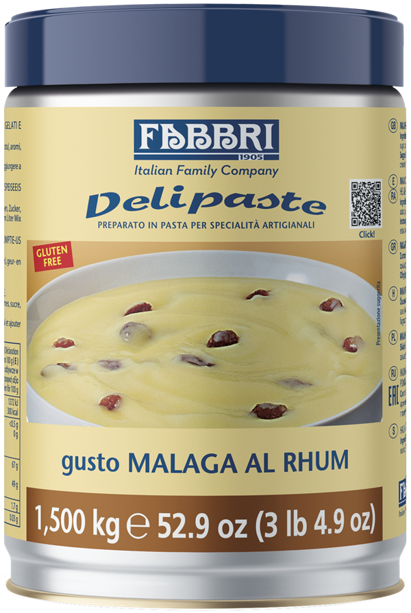 Paste Concentrate Aromatizante - Pasta aromatizanta Rom Malaga Delipaste Fabbri