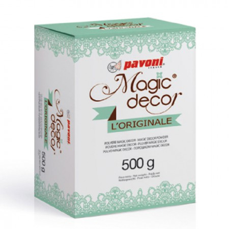 Pasta dantela - Pasta Dantela Magic Decor Alba - Premix Pudra, 500 gr