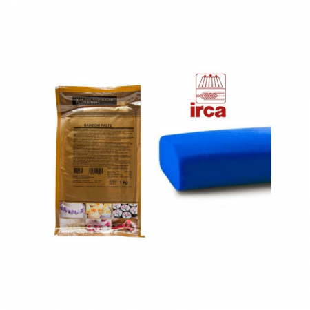 Pasta de zahar de acoperit si decoruri - Pasta de Zahar Albastru, Acoperire si Decoruri, 1 kg, Rainbow IRCA
