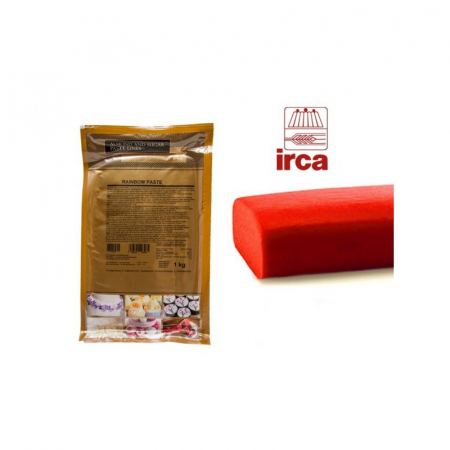 Pasta de zahar de acoperit si decoruri - Pasta de Zahar Rosu, Acoperire si Decoruri, 1 kg, Rainbow IRCA