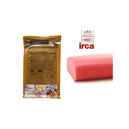 Pasta de zahar de acoperit si decoruri - Pasta de Zahar Roz, Acoperire si Decoruri, 1 kg, Rainbow IRCA