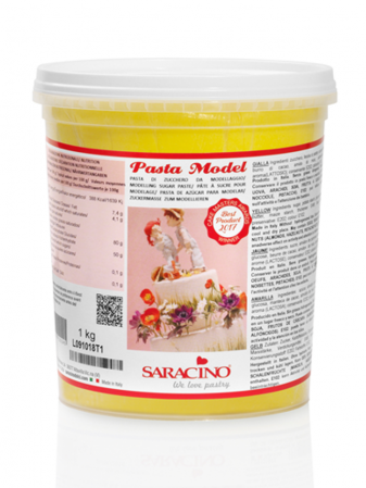 Oferta Cantitate - Pasta modelatoare Galben, Saracino, 1 kg