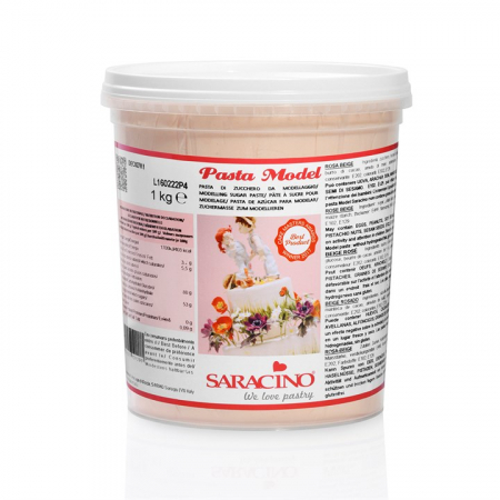 Oferta Cantitate - Pasta modelatoare Roz-Bej Culoarea Pielii, Saracino, 1 kg