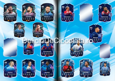 Fotbal, Sport - Pasta Zahar imprimata Cartonase FIFA Fotbalisti Model 1, A4