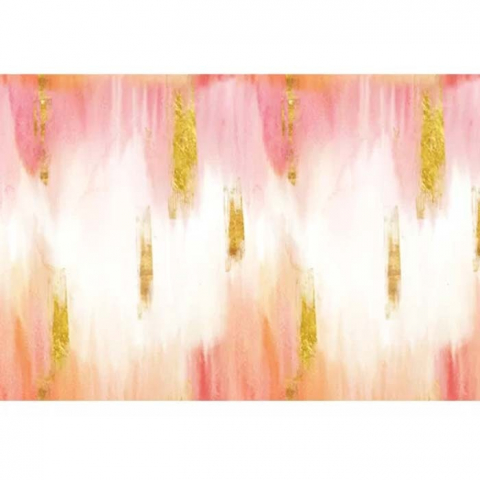Decoratiuni Comestibile, Decor Tort - Pasta Zahar imprimata, Nunta Model ArtDeco, 60x41 cm, Set 4 Buc