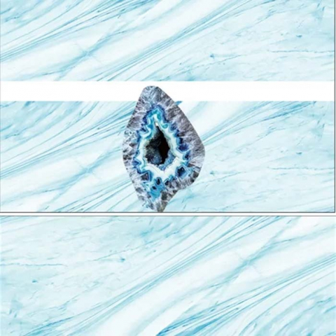 Decoratiuni Comestibile, Decor Tort - Pasta Zahar imprimata, Nunta Model Cristal, 60x41 cm, Set 4 Buc