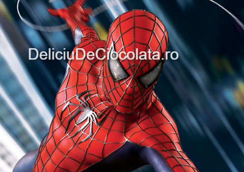 Personaje Celebre si Cinema - Pasta Zahar imprimata SpiderMan Model 8, A4