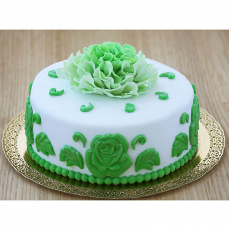 Pasta de zahar de acoperit si decoruri - Pasta zahar Verde, Acoperire si Decoruri, 1 Kg, Modecor