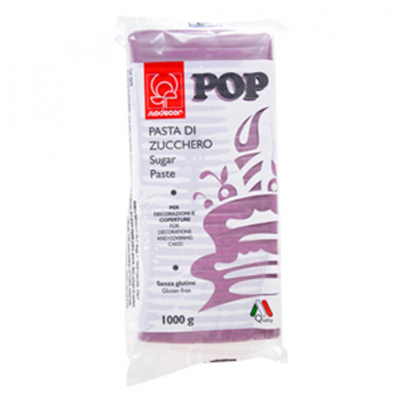 Pasta de zahar de acoperit si decoruri - Pasta zahar Violet, Acoperire si Decoruri, Azo Free, 1 Kg, Modecor