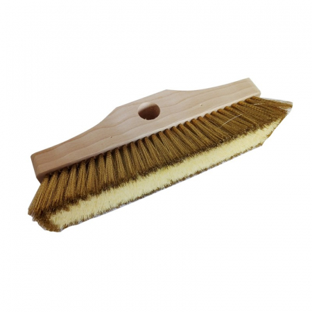 Brutarie, Patiserie - Ustensile - Perie pentru curatare vatra cuptor cu fire mixte de alama si naturale.