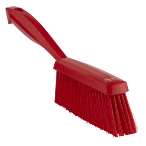 Brutarie, Patiserie - Ustensile - Perie cu Fire Sintetice si Maner culoare Rosu, Temp. Max. 100°C, 33 x 3.5 cm