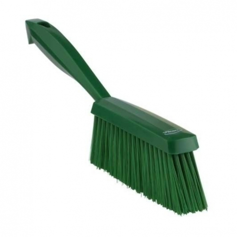 Brutarie, Patiserie - Ustensile - Perie cu Fire Sintetice si Maner culoare Verde, Temp. Max. 100°C, 33 x 3.5 cm