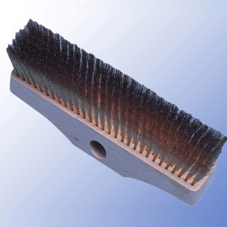 Brutarie, Patiserie - Ustensile - Perie cu Fire Alama Curatare Vatra Cuptor, 30 x 8 cm