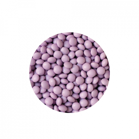 Decoratiuni Comestibile, Decor Tort - Perle Aplatizate Ciocolata Lila Ø 10 mm, 1 kg
