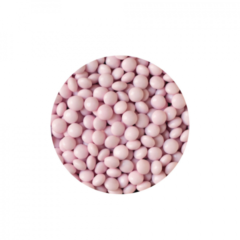 Perle Aplatizate Ciocolata Roz Ø 10 mm, 80 gr [3]