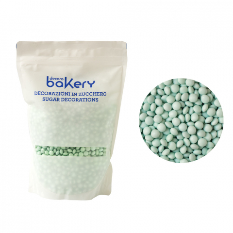 Decoratiuni Comestibile, Decor Tort - Perle Aplatizate Ciocolata Vernil Ø 10 mm, 1 kg