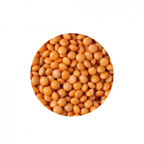 Decoratiuni Comestibile, Decor Tort - Perle Aplatizate Piersica Ø 10 mm, 1 kg