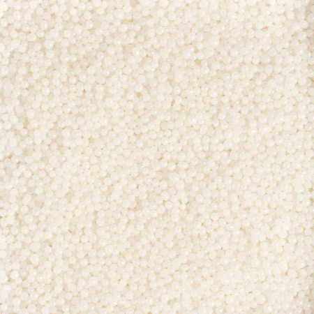Decoratiuni Comestibile, Decor Tort - Perle Zahar Alb Stralucitor Ø 2mm, 1 Kg