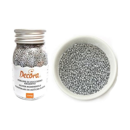 Perle Zahar Argintiu Metalizat Ø 1.5mm, 100 gr [2]