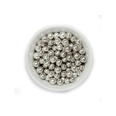 Perle Zahar Argintiu Metalizat Ø 4mm, 1kg [2]