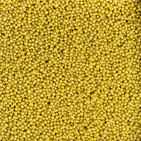 Decoratiuni Comestibile, Decor Tort - Perle Zahar Auriu Ø 2 mm, 1 Kg