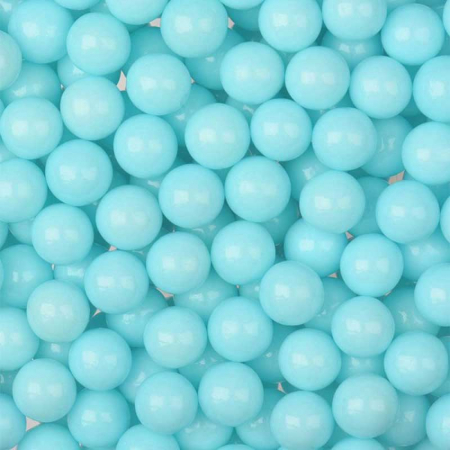Decoratiuni Comestibile, Decor Tort - Perle Zahar Bleu Perlat Ø 9 mm, 1 Kg