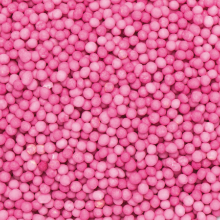 Decoratiuni Comestibile, Decor Tort - Perle Zahar Roz Sidefat Ø 1.5mm, 100 gr