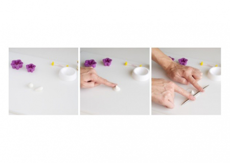 Ustensile Decor Pasta de Zahar - Floare de Petunia - Decupatoare Plastic Ø 2 - 6 cm, Set 5 Buc