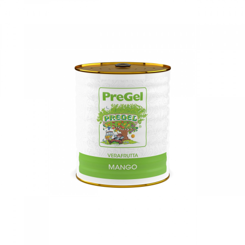 Paste Concentrate Aromatizante - Piure cu Bucati Mari Fructe Inghetata/Sorbeto Verafrutta Mango PreGel, 1.5 kg