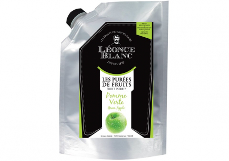 Piure Fructe, Siropuri - Piure Pasteurizat de Mere Verzi 1 kg Leonce Blanc