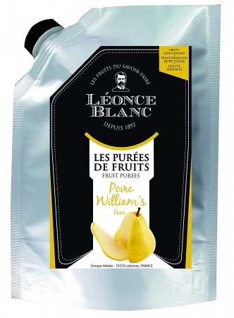 Piure Fructe, Siropuri - Piure Pasteurizat de Pere Williams 1 kg Leonce Blanc