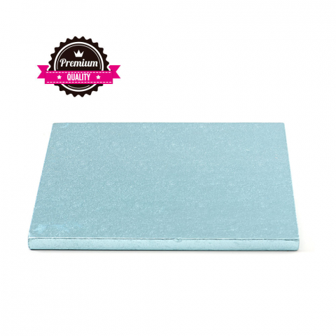 Platouri Tort - Platou Tort Patrat Bleu, 35 x 35 x H 1.2 cm