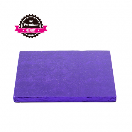 Accesorii Tort, Candy Bar, Bufet - Platou Tort Patrat Violet, 30 x 30 x H 1.2 cm