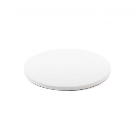 Platouri Tort - Platou Tort Rotund Alb Satinat, Ø 20 x H 1.2 cm