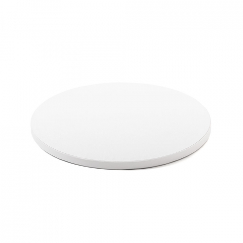 Platouri Tort - Platou Tort Rotund Alb Satinat, Ø 36 x H 1.2 cm