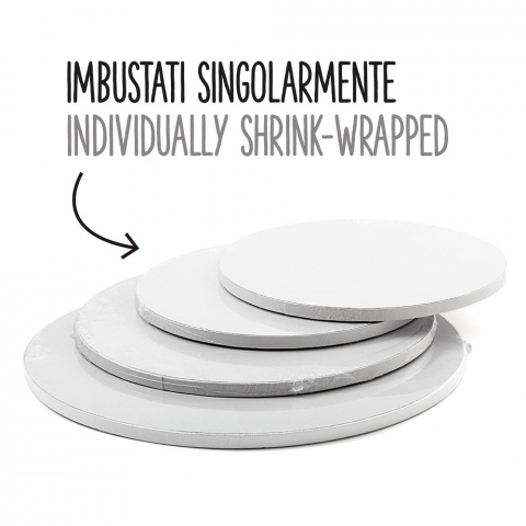 Platou Tort Rotund Alb Satinat, Ø 40 x H 1.2 cm [2]