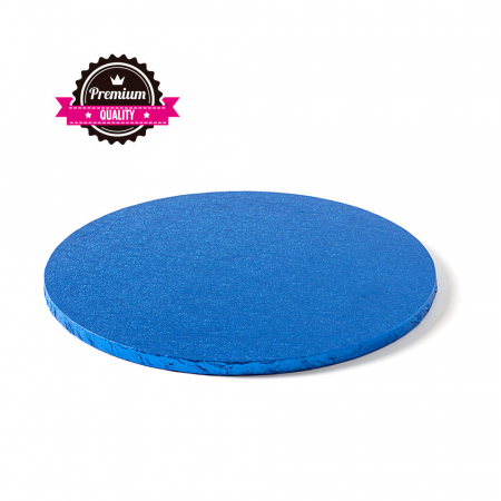 Accesorii Tort, Candy Bar, Bufet - Platou Tort Rotund Albastru, Ø 30 x H 1.2 cm
