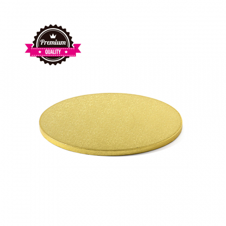Platouri Tort - Platou Tort Rotund Auriu, Ø 30 x H 1.2 cm