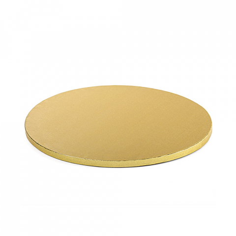 Platouri Tort - Platou Tort Rotund Auriu Satinat, Ø 40 x H 1.2 cm
