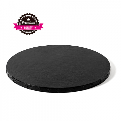 Platouri Tort - Platou Tort Rotund Negru, Ø 35 x H 1.2 cm