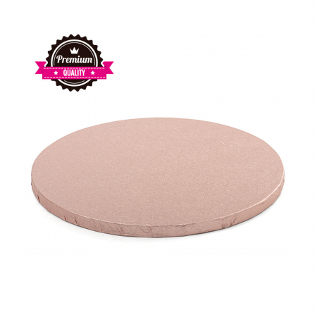 Accesorii Tort, Candy Bar, Bufet - Platou Tort Rotund Roz Vintage, Ø 30 x H 1.2 cm