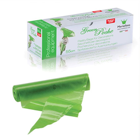 Posuri Decorare - Posuri Unica Folosinta Verde, H 40 cm, 80 Microni, gip Effect, Set 100 Buc