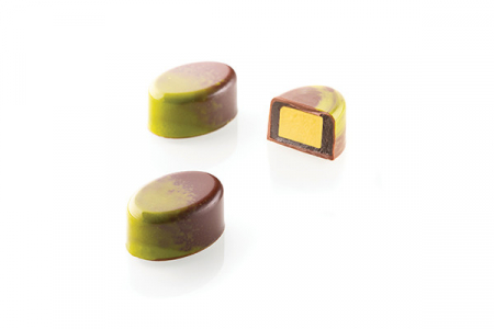 Ciocolaterie - Matrite, Ustensile - Kit Matrita Policarbonat + silicon, 24 cavitati, 2.3 x 3.3 x H 1.5 cm, 8.5 ml (CH014)