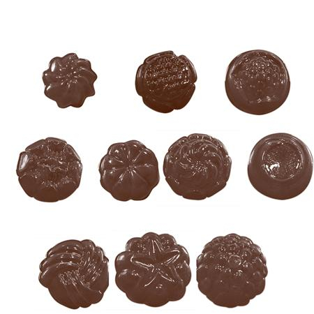 Ciocolaterie - Matrite, Ustensile - Praline Mixte 11 modele - Matrita Plastic Ciocolata