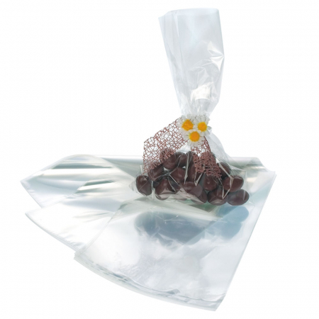 Pungi si Clipsuri Inchidere Pungi - Pungi XS, Celofan Transparent, 8 x H 15 cm, Set 100 Buc